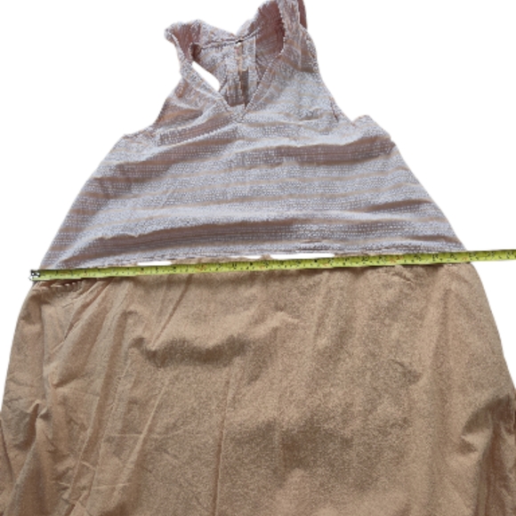 Free People Road Tripping Pink and Orange/Tan Oversized Midi Dress - Picture 5 of 10